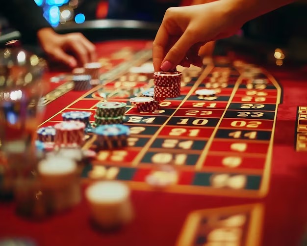 Mobile slot interface Slot game interface on mobile phone showing reels and spin button